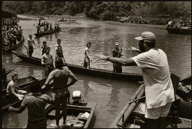 Francis Ford Coppola directing Apocalypse Now, Pagsanjan, Philippines ...