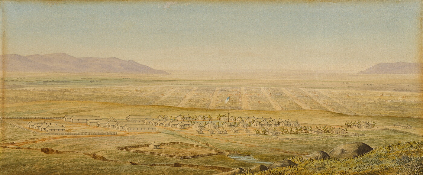 Camp Douglas, Utah Territory, View from the East. Amon Carter Museum