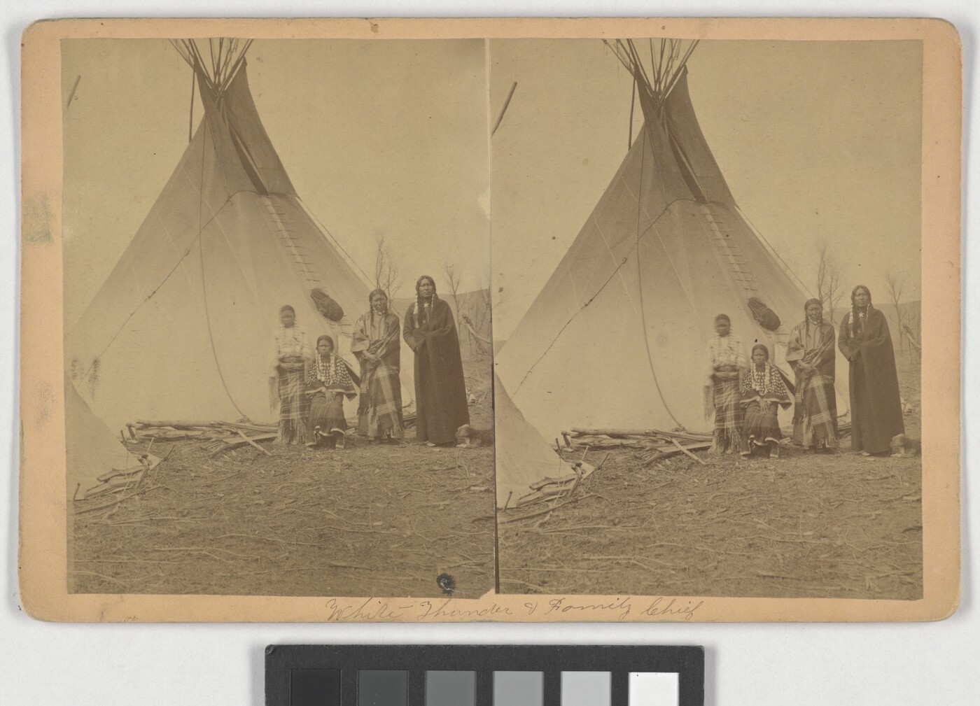 Chief White Thunder and Family | Amon Carter Museum of ...