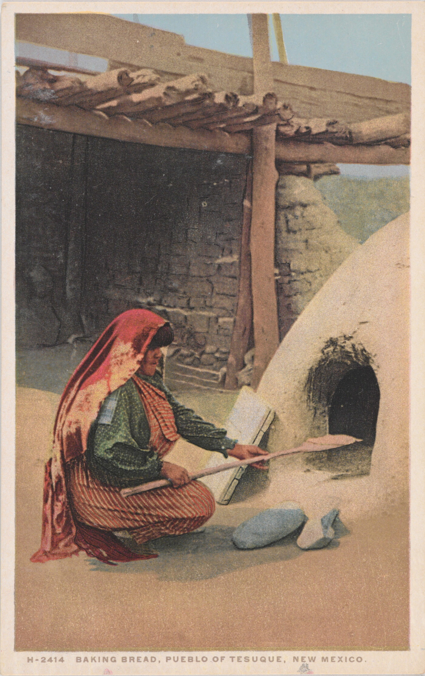 Baking Bread, Pueblo of Tesuque, New Mexico Amon Carter Museum of
