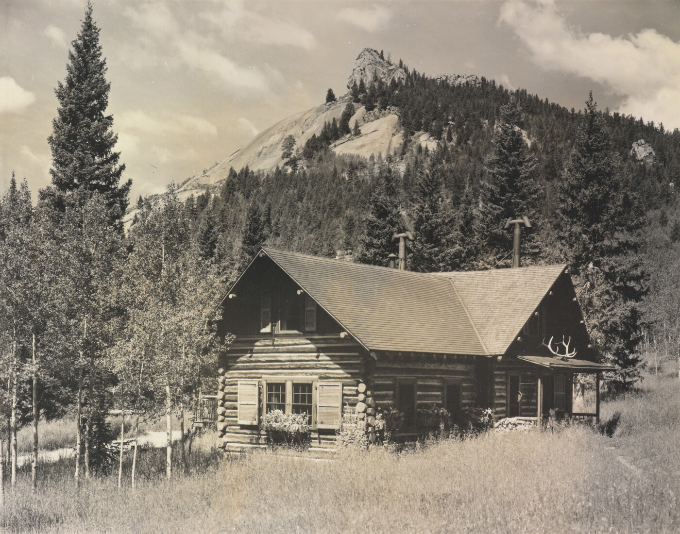 [Log cabin, Wild Rose Camp, Colorado Springs] Amon Carter Museum of