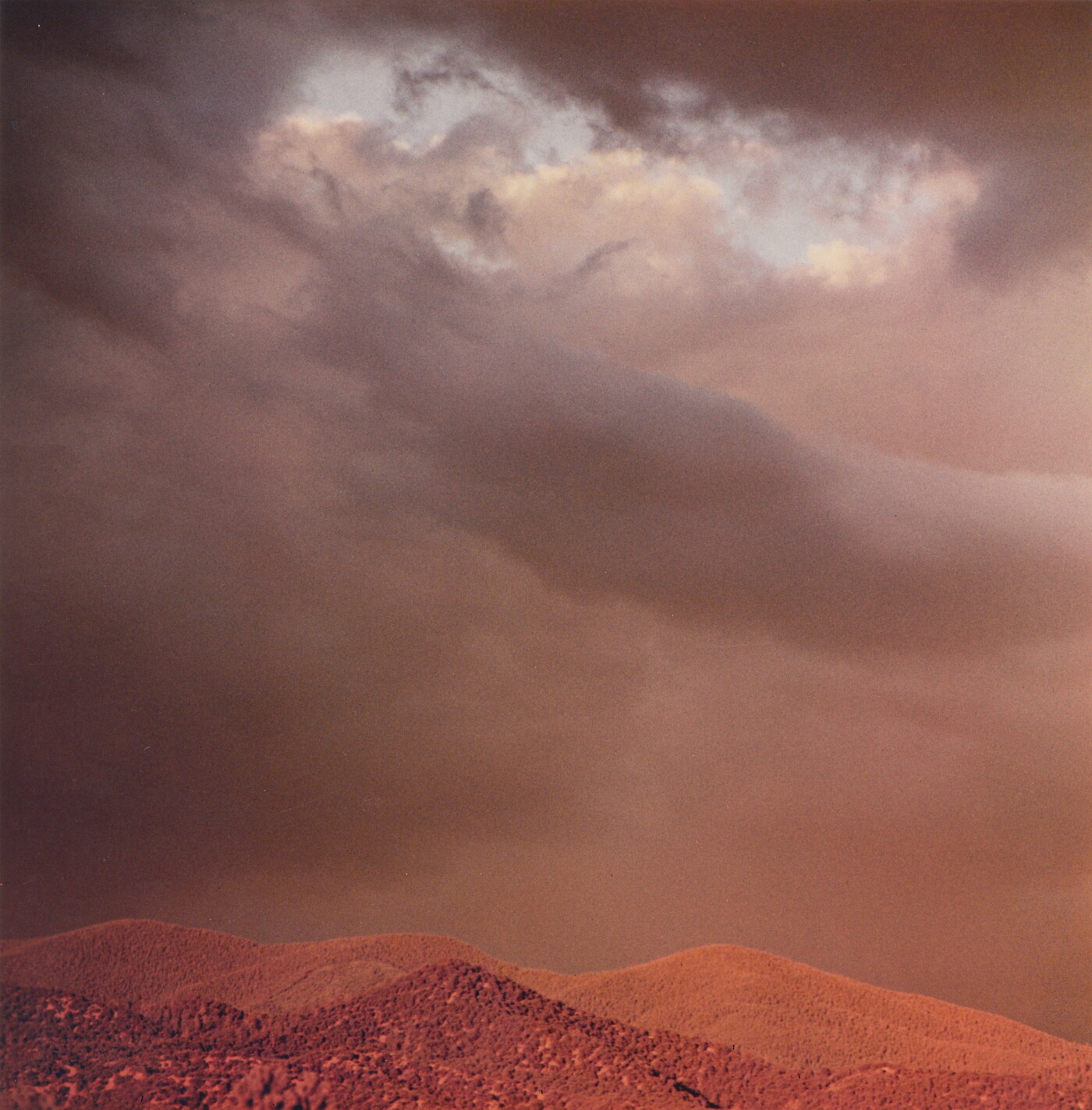 Sangre de Cristo Mountains at Sunset, Tesuque, New Mexico, July 1958