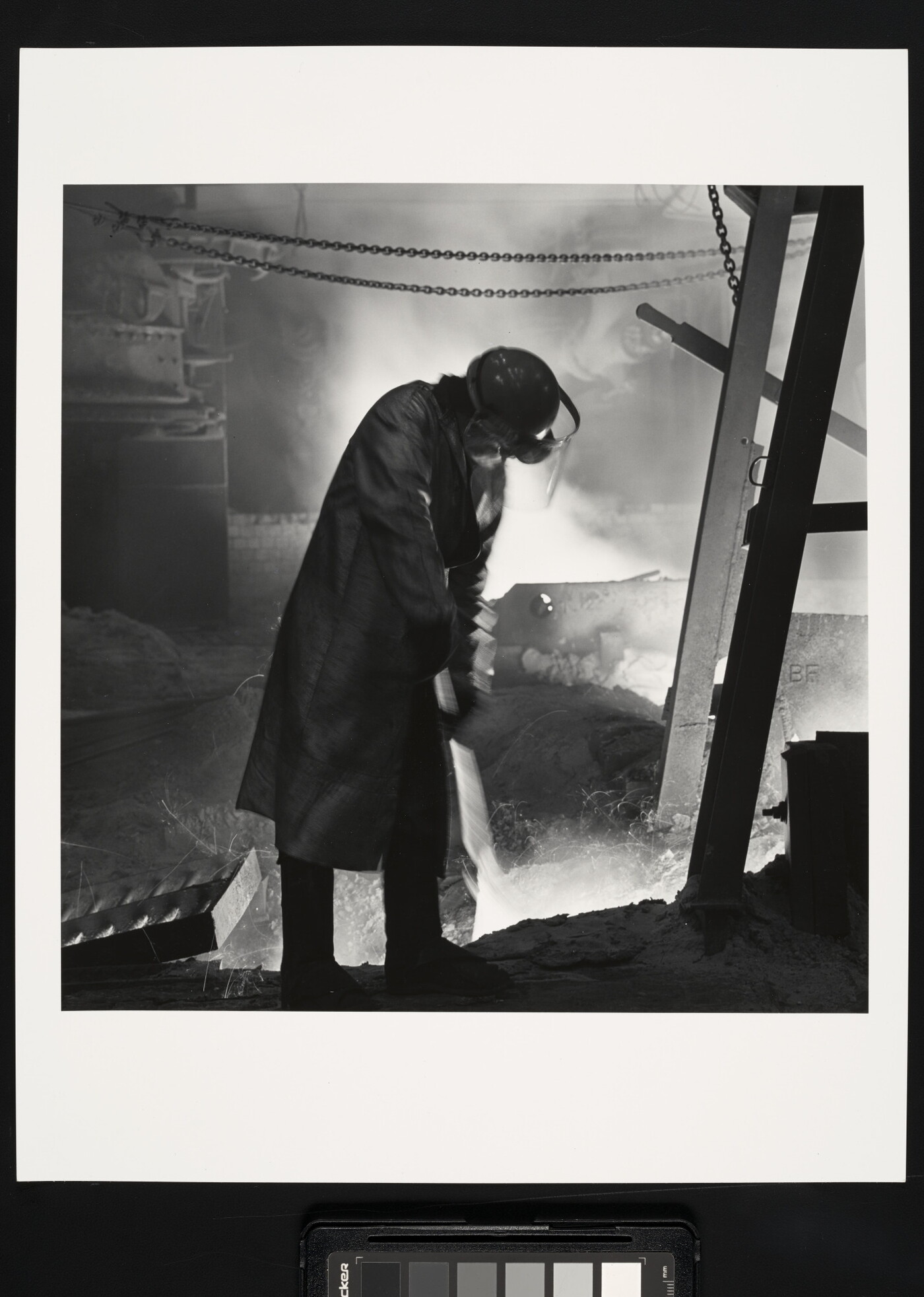 Puddler, Blast Furnace Cast House, Inland Steel, East Chicago, Indiana ...