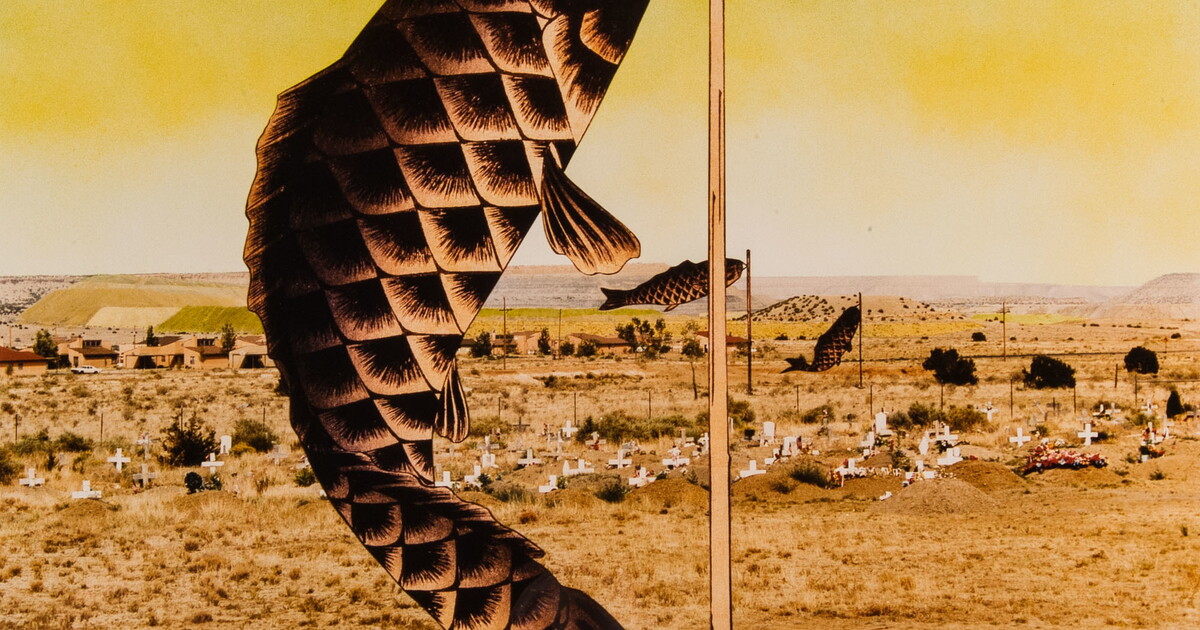 Japanese Children's Day Carp Banners, Paguate Village, Jackpile Mine